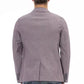 Purple Cotton Men Blazer