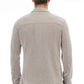 Beige Cotton Men Blazer