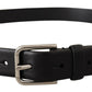 Elegance Reimagined Black Leather Belt