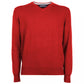 Elegant V-Neck Wool-Cashmere Blend Sweater