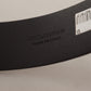 Elegant Black Leather Belt - Timeless Accessory