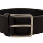 Elegant Black Leather Belt - Timeless Accessory