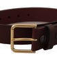 Chic Brown Leather Belt – Timeless Elegance