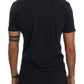Sleek Black and White Crew-Neck Tee