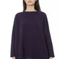 Purple Wool Women Sweater