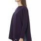 Purple Wool Women Sweater