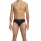 Blue Cotton Men's Underwear Tri-Pack