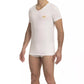 White Cotton Men T-Shirt