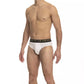 White Cotton Men Brief