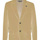 Elegant Beige Cotton Blend Jacket