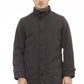 Brown Polyester Men Jacket