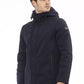 Blue Polyester Men Jacket