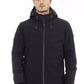 Black Polyester Men Jacket