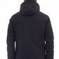 Blue Polyester Men Jacket