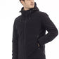 Black Polyester Men Jacket