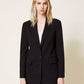 Elegant Blazer Jacket with Front Button Closure