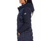 Chic Blue Technical Fabric Jacket with Hood