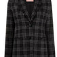 Elegant Checked Blazer Jacket