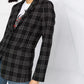 Elegant Checked Blazer Jacket