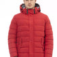 Red Polyester Men Jacket
