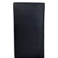 Elegant Black Leather Vertical Wallet
