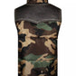 Army Chic Rhinestone Embellished Vest