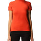 Chic Turtleneck Sweater with Jewel Button Detail