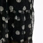 Polka Dot Tulle Midi Dress with Lace Details