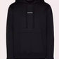 Elegant Cotton Blend Black Hoodie for Men