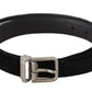 Elegant Black Velvet Designer Belt