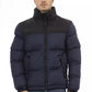 Blue Nylon Men Jacket