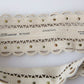 Elegant White Leather Wide Belt