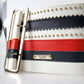 Multicolor Leather Wide Statement Belt