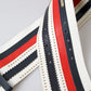 Multicolor Leather Wide Statement Belt