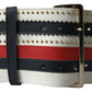 Multicolor Leather Wide Statement Belt