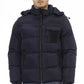 Blue Nylon Men Jacket