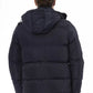 Blue Nylon Men Jacket