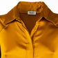 Radiant Yellow Summer Dress with Belt