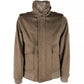 Elegant Wool Cashmere-Effect Jacket with Mink Collar