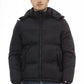 Black Nylon Men Jacket