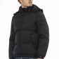 Black Nylon Men Jacket