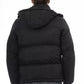 Black Nylon Men Jacket