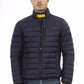 Blue Nylon Men Jacket