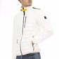 White Nylon Men Jacket