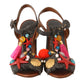 Elegant Marina T-Strap Heels Sandals