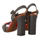 Elegant Marina T-Strap Heels Sandals