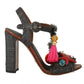 Elegant Marina T-Strap Heels Sandals