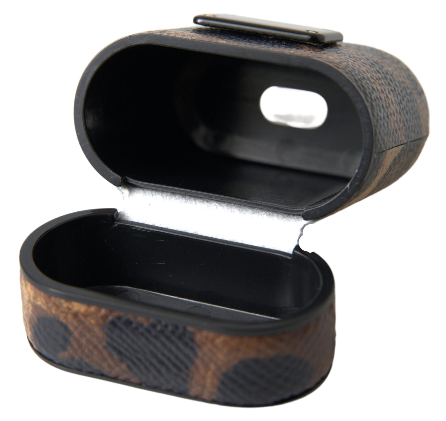 Chic Leather Earpods Case in Elegant Brown