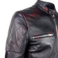 Elegant Black Leather Biker Jacket
