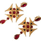 Opulent Gold-Toned Clip-On Earrings